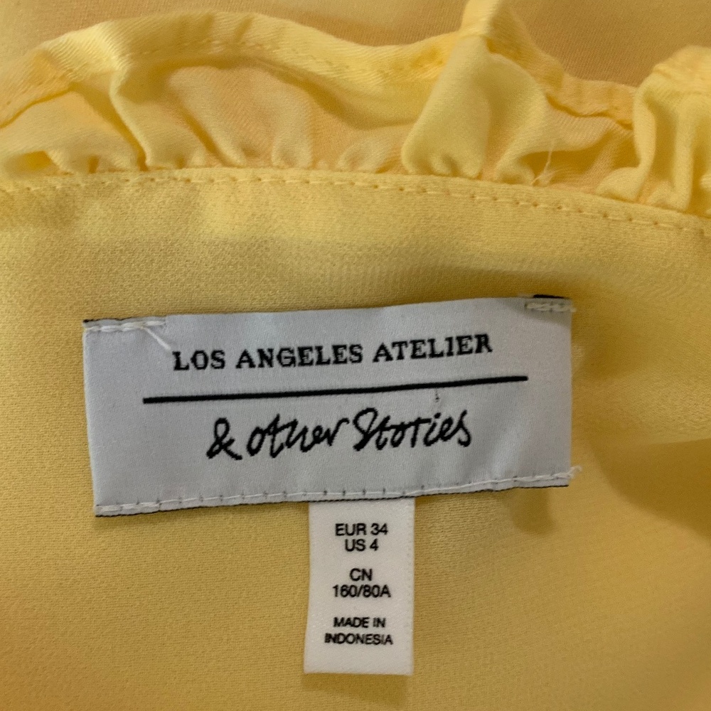 & Other Stories Pastel Yellow Dress - Picture 6 of 11
